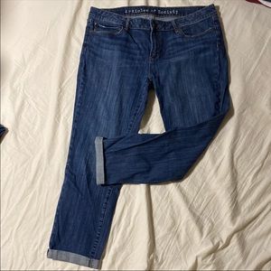 SOLD - Straight Leg Mid Rise Jeans